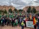 Cientos de agricultores y ganaderos se manifiestan en Toledo y anuncian nuevas movilizaciones concentración ASAJA Toledo