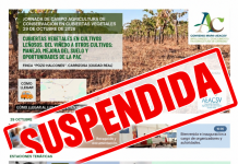 Suspendida la jornada de campo sobre cubiertas vegetales en Carrizosa (Ciudad Real)
