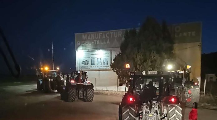 La tractorada de Madrid se aplaza por el accidente ferroviario de Urda tractorada